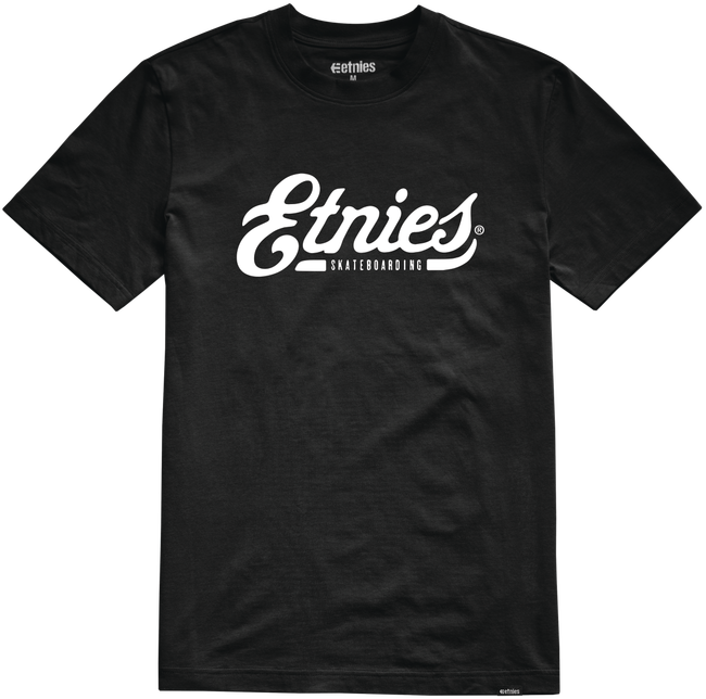 etnies skate script black