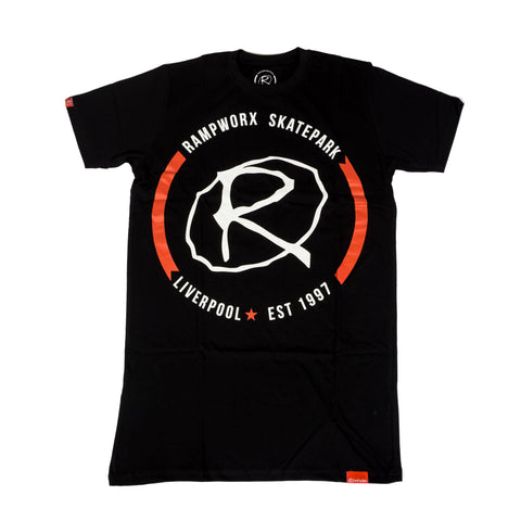 Kids Rampworx Crest T-Shirt, Black