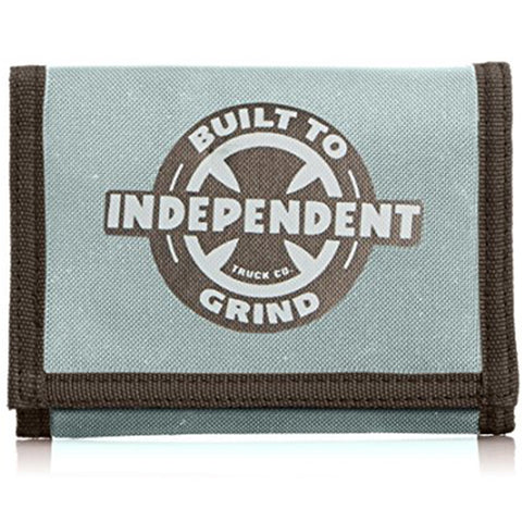 Independent Trucks Skateboard Velcro Wallet, Charcoal