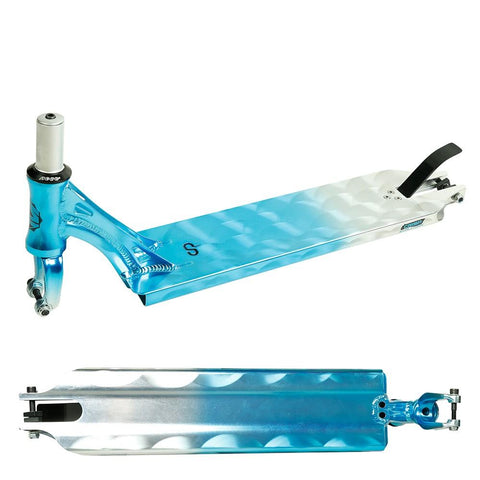 Crisp Evolution Scooter Deck Kit - Polished Swirl Blue