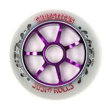 Chopstick Sushi Roll Stunt Scooter Wheel White/Purple 110mm