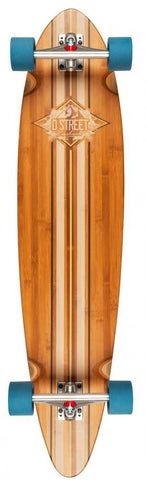 D-Street Longboards Pintail Bamboo Marina, Brown