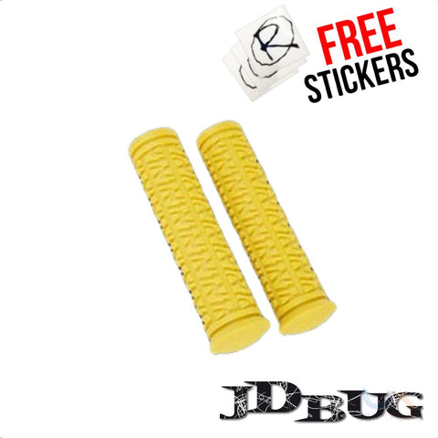 JD Bug Scooter Hand Grips / Handle Bar Grips, Yellow