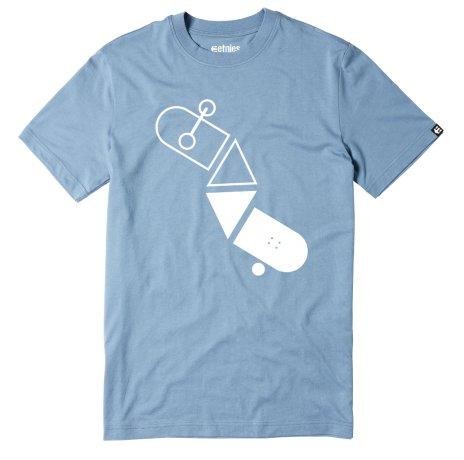 Etnies Footwear Slid Youth Tee, Pacific Blue