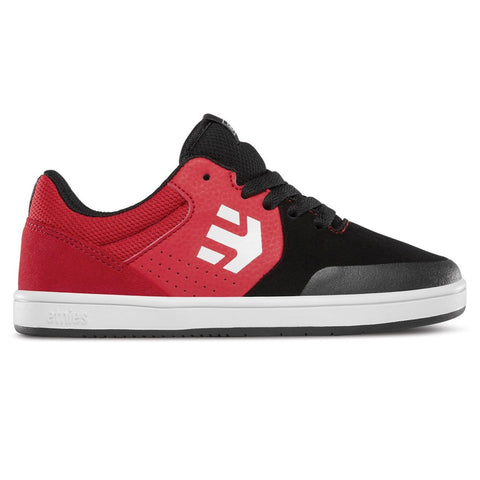 Etnies Kids Marana Skate Shoe - Black/Red