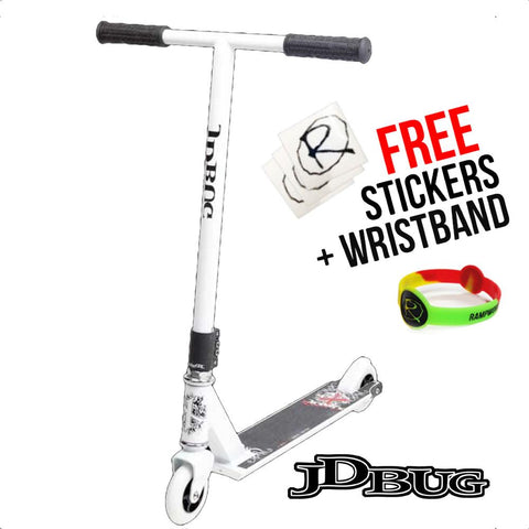 JD Bug Pro X Series Scooter, White