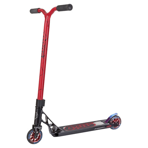 Grit Scooters 2018 Fluxx Complete Stunt Scooter, Satin Black/Red