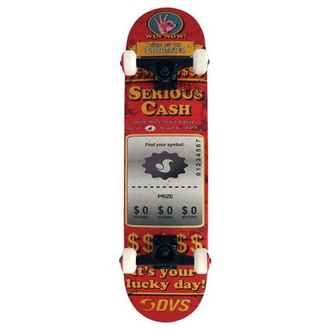 DVS Serious Cash Skateboard 7.75 Red