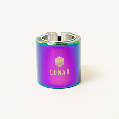 Drone Scooters Lunar Stunt Scooter Double Clamp, Oil Slick