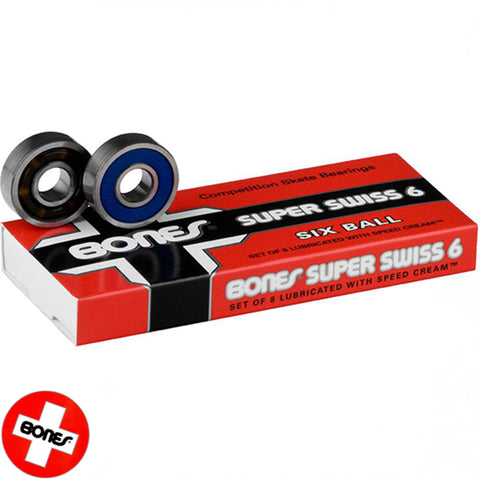 Bones Bearings Super Swiss 6 Skate Bearings