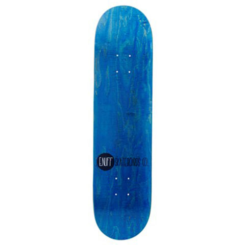 Enuff Skateboards Logo Stain Skateboard Deck 8.125", Blue