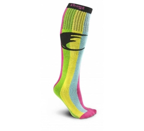 Chaya Tube Roller Derby Skate Socks, Multi Coloured, 56*10