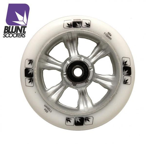 Blunt Scooters Roues 7 Spoke Wheel 110mm, White/Silver