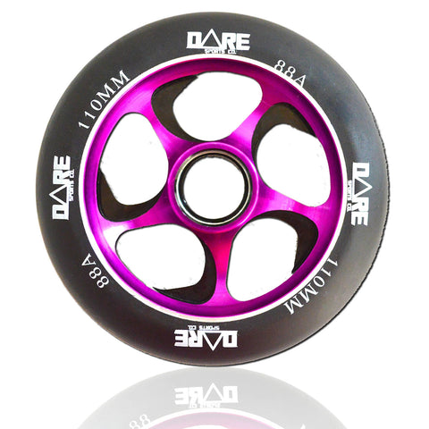 Dare Sports Swift Scooter Wheel 110mm, Black/Purple
