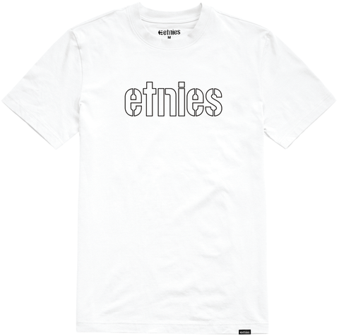 Etnies Mod Stencil Tshirt, White
