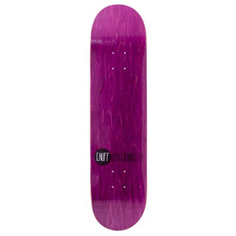 Enuff Skateboards Logo Stain Skateboard Deck 8.125", Purple