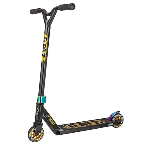 Grit Scooters 2018 Extremist Complete Stunt Scooter, Black/Gold