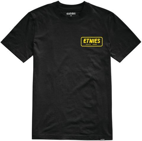 Etnies Quality Control Tshirt, Black