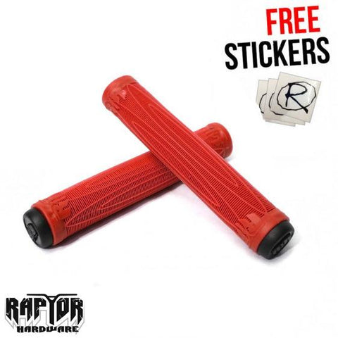 Raptor Hardware Cory Van Lew Signature Grips, Red