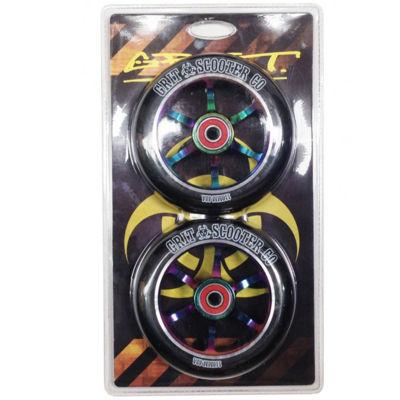 Grit Scooters 110mm Neo Chrome Wheels, Black