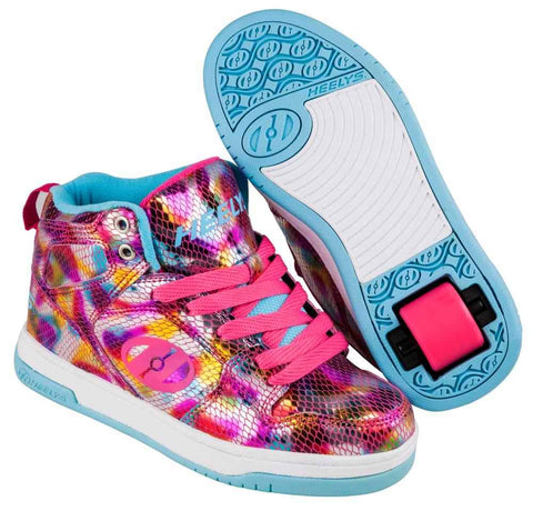 Heelys Flash 2.0, Snake/Pink/Metallic
