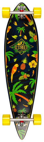 D-Street Longboards Pintail Tropical 38, Green