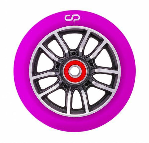 Crisp Scooters F1 Forged 110mm Wheel, Purple/Black