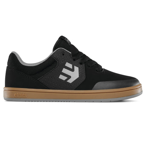 Etnies Kids Marana Skate Shoe - Black/Gum/Grey
