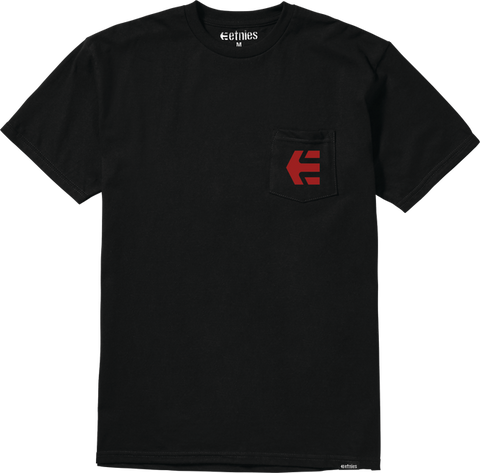Etnies Icon Pocket Tshirt, Black