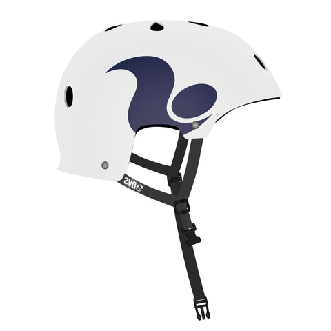 DVS Ace Skate/BMX Helmet, White/Blue