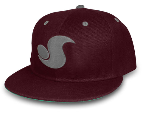 DVS Skate Classic Snapback - Burgundy/Grey