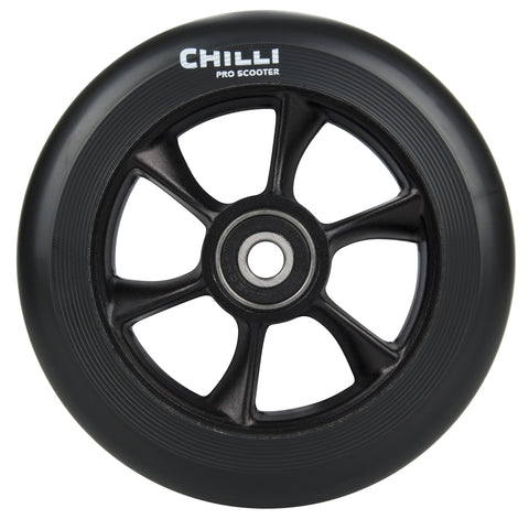 Chilli Scooter Turbo Scooter Wheel 110mm, Black/Black