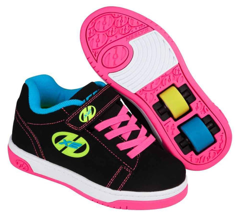Heelys X2 Dual Up, Black/Neon/Multi
