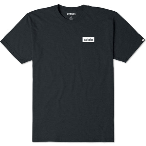 Etnies CorpBox Triblend Tshirt, Heather Black