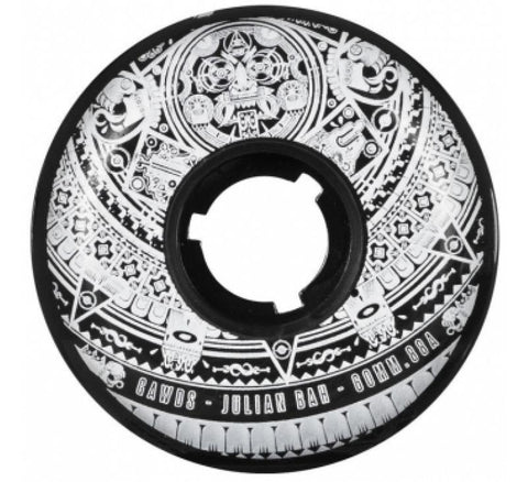 GAWDS Julian Bah Aggressive Skate Wheels 60mm/89a Back, 4-Pack