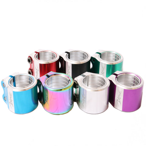 Drone Scooters Contrast Double Clamp, 7 Colours!
