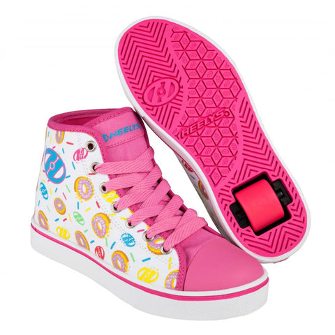 Heelys Veloz, White/Pink/Donuts