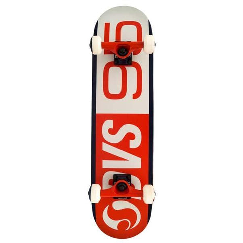 DVS 95' Complete Skateboard 7.75, Red/White/Blue