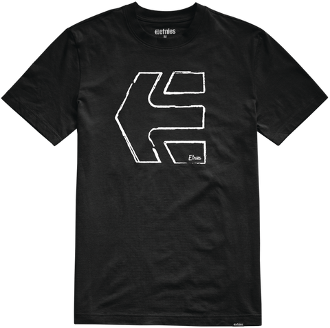 Etnies Sketch Outline Tshirt, Black