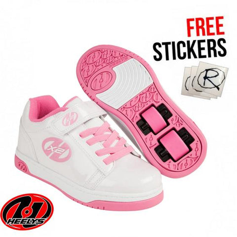 Heelys X2 Dual Up, White/Pink