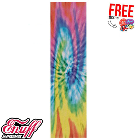 Enuff Griptape Skateboard Grip Tape, Tye Dye