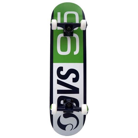 DVS 95' Complete Skateboard 7.75”, White/Green/Blue