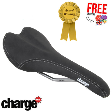 Charge 2017 Multi Award Winning Spoon Saddle Seat, Black