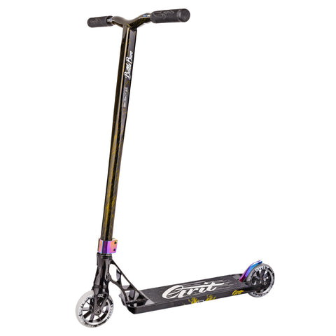 Grit Scooters Invader Complete Stunt Scooter, Black/Laser Gold