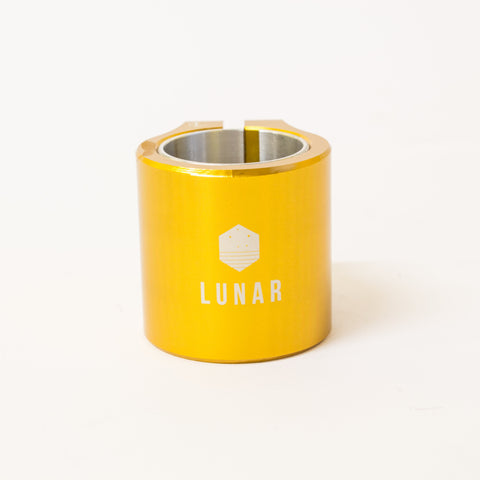 Drone Scooters Lunar Stunt Scooter Double Clamp, Gold
